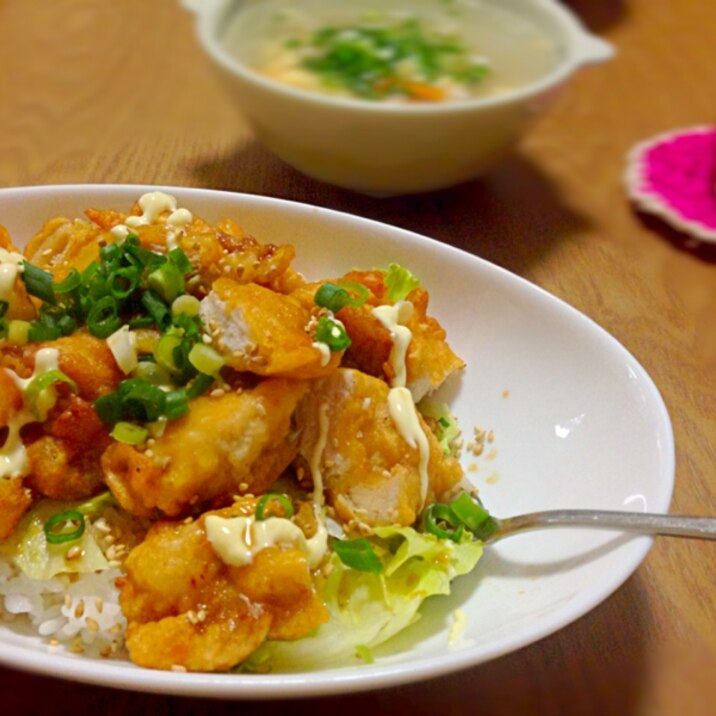 さっぱり☆唐揚げ丼